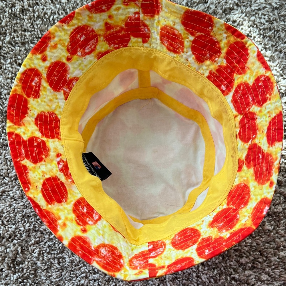 City Hunter Pizza Bucket Hat- Pepperoni! - Picture 3 of 3